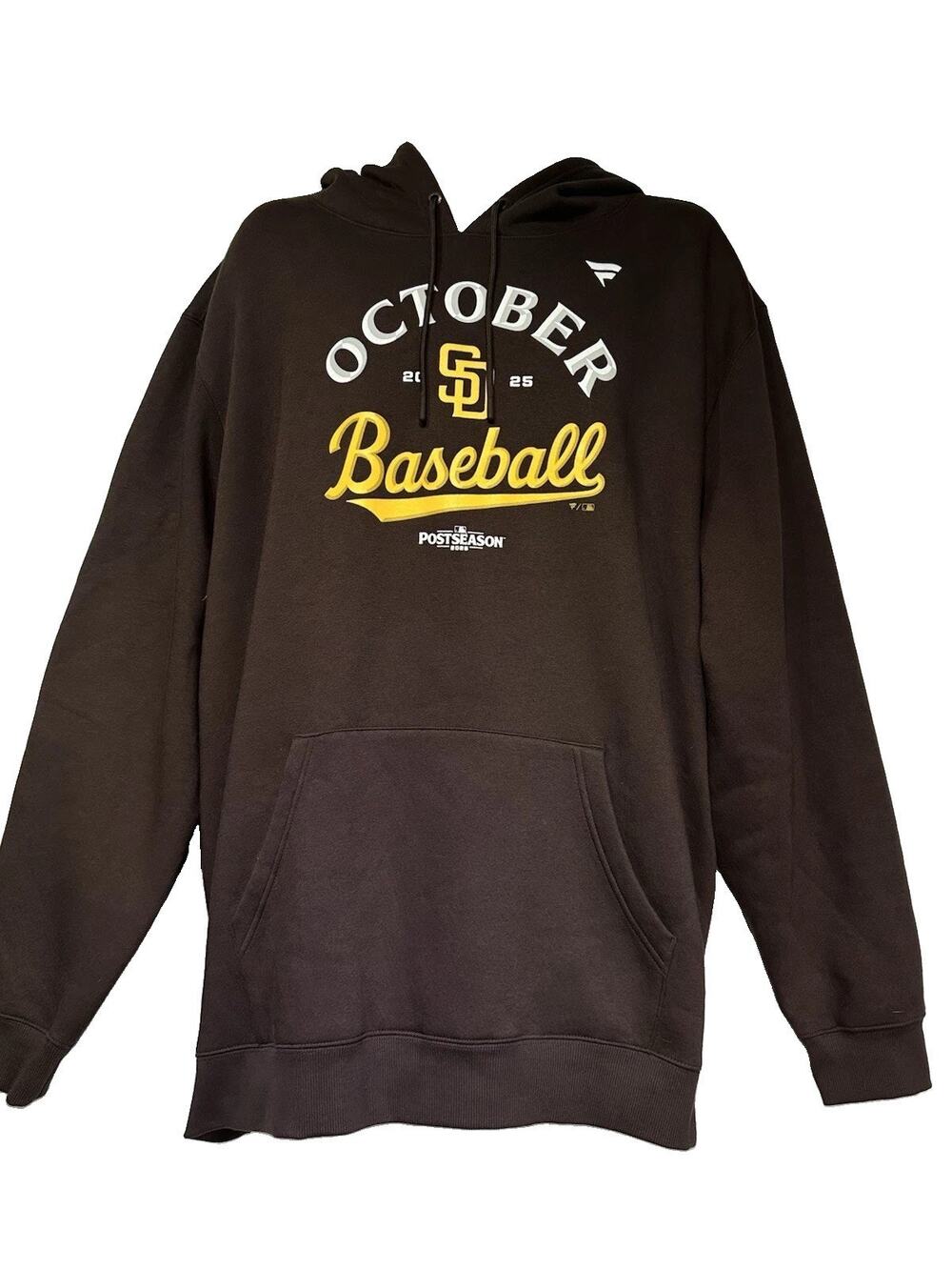 Fanatics San Diego Padres 2025 Postseason Locker Room hoodie Sweatshirt Size 3XL